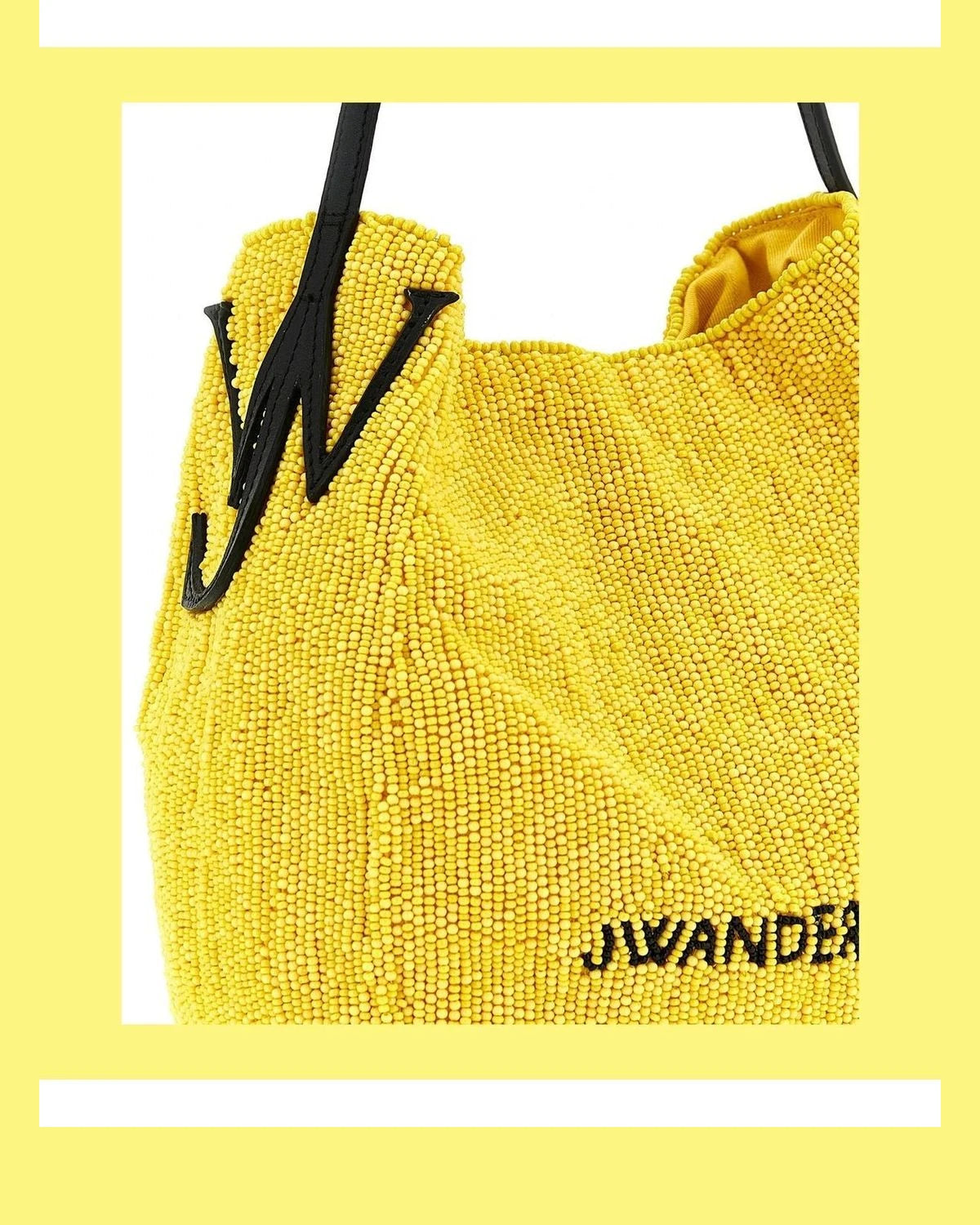 JW Anderson Hobo Bag in yellow, Polyurethane — view 3