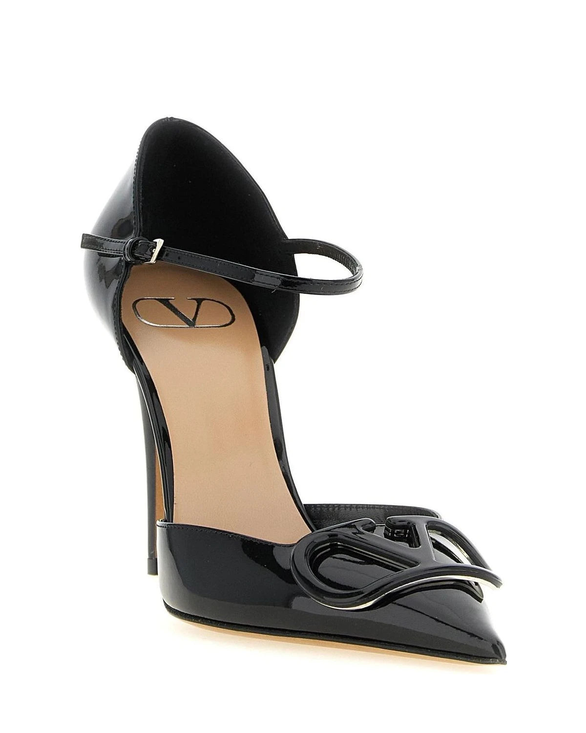 Valentino Garavani Pumps in black, Calfskin Leather — view 2