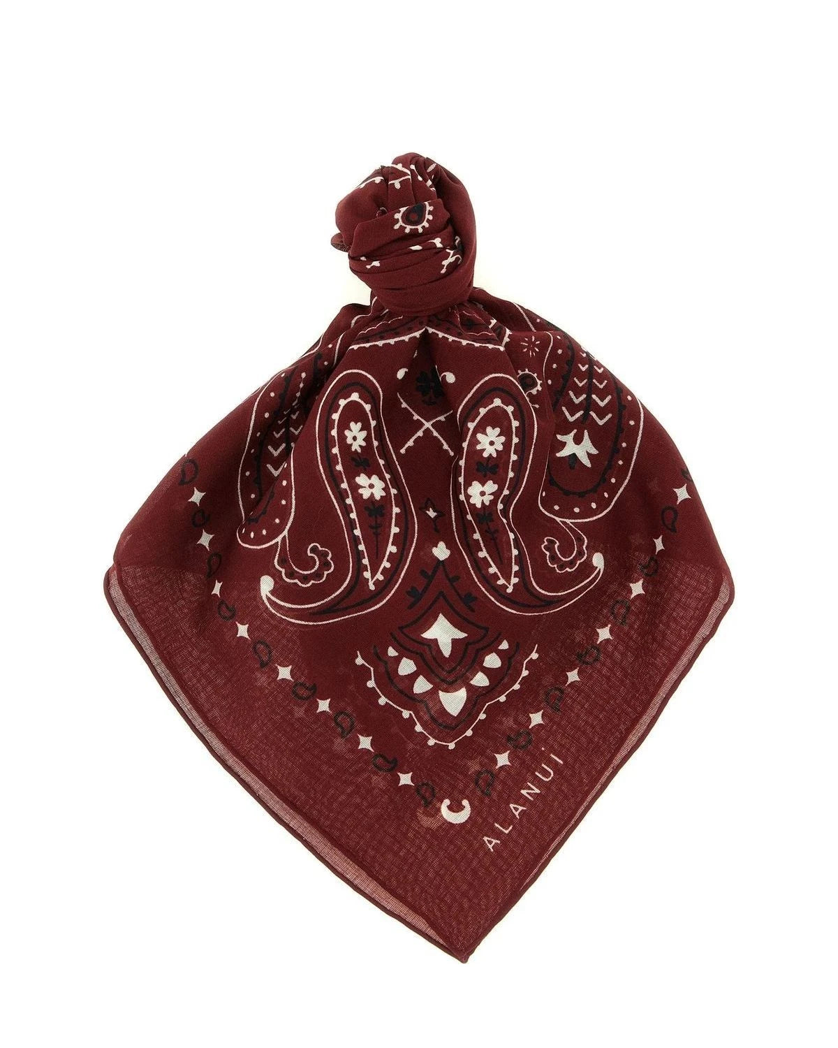 Alanui Burgundy Scarf