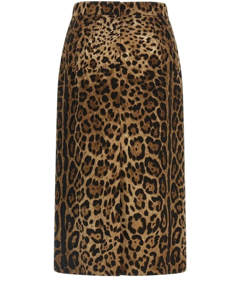 Dolce & Gabbana Skirt in brown, Viscose — view 2