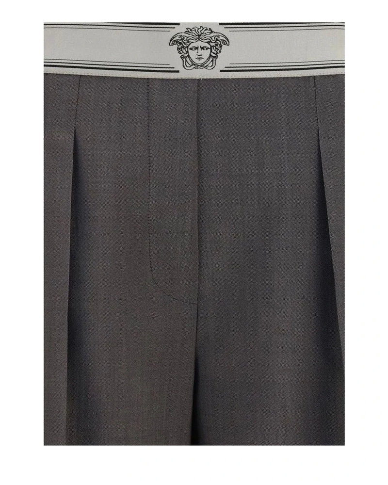 Versace Trouser in gray, Merino Wool — view 3