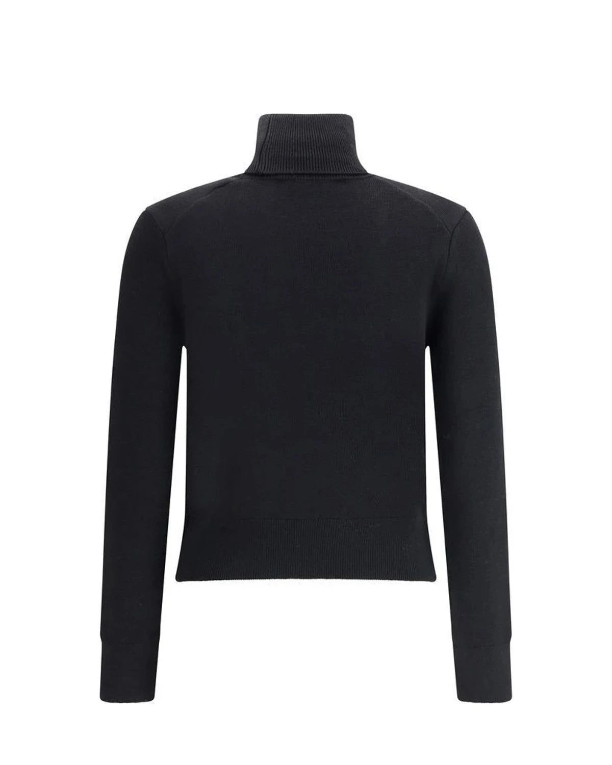 Ami Paris Sweater in black, Merino Wool — view 2