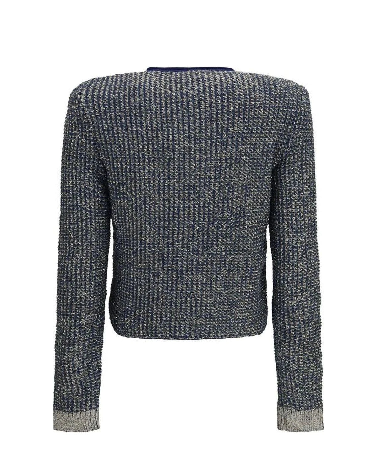 Balmain Cardigan in blue, Polyamide — view 2