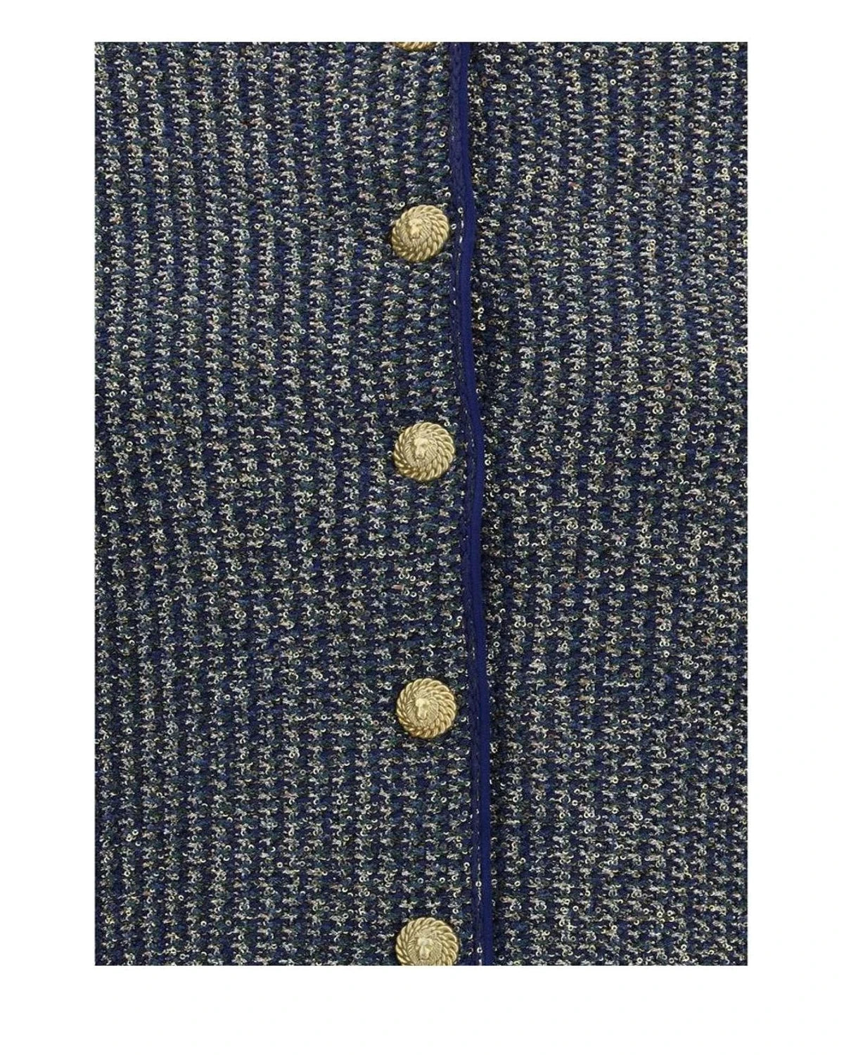 Balmain Cardigan in blue, Polyamide — view 3