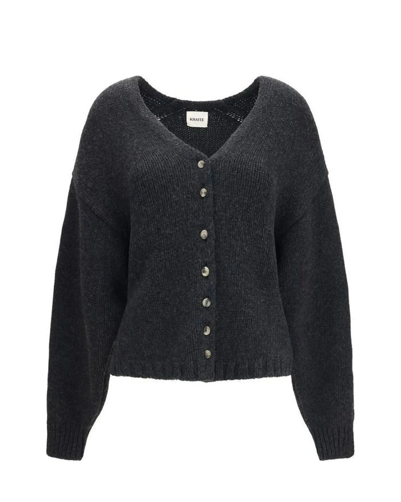 Khaite Cardigan in gray, Kashmir
