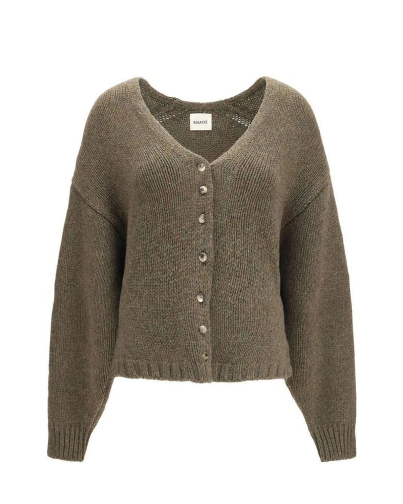 Khaite Cardigan in brown, Kashmir