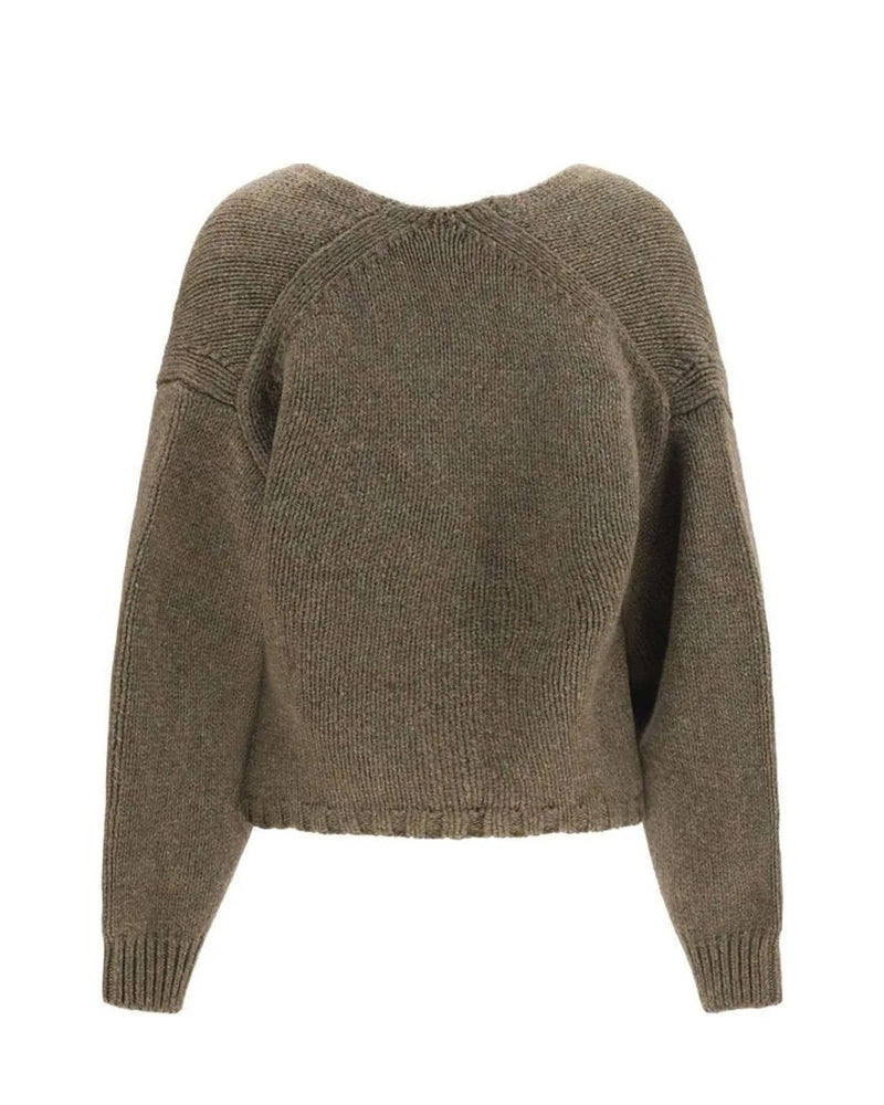Khaite Cardigan in brown, Kashmir — view 2