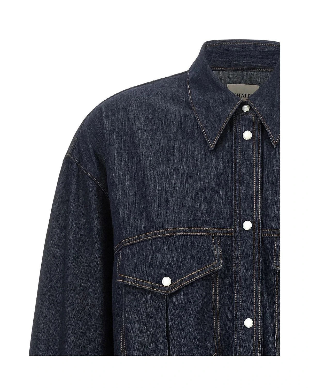 Khaite Dress Shirt in blue, Cotton — view 3