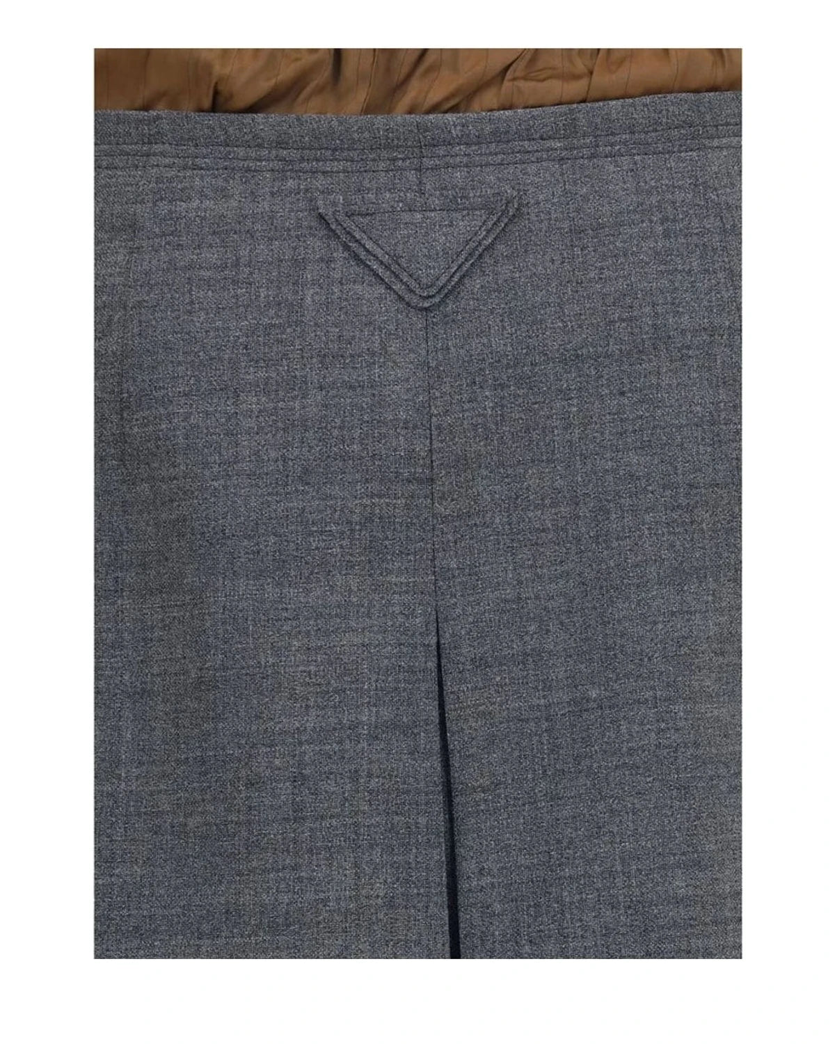 Prada Skirt in gray, Merino Wool — view 3