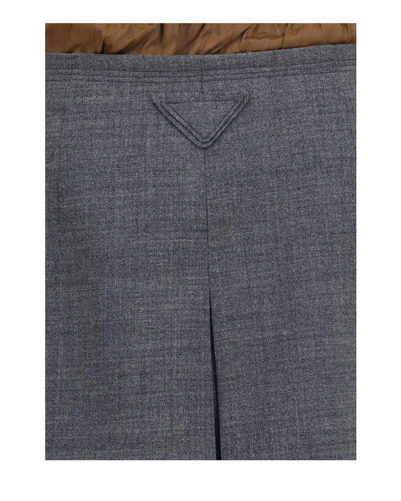 Prada Skirt in gray, Merino Wool — view 3