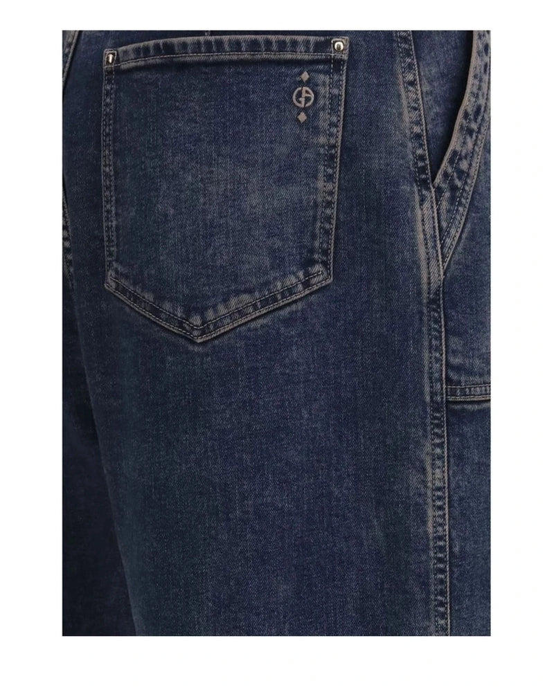 Giorgio Armani Jean in blue, Cotton — view 3