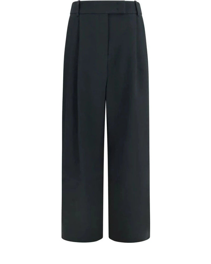Giorgio Armani Palazzo Pant in black, Silk