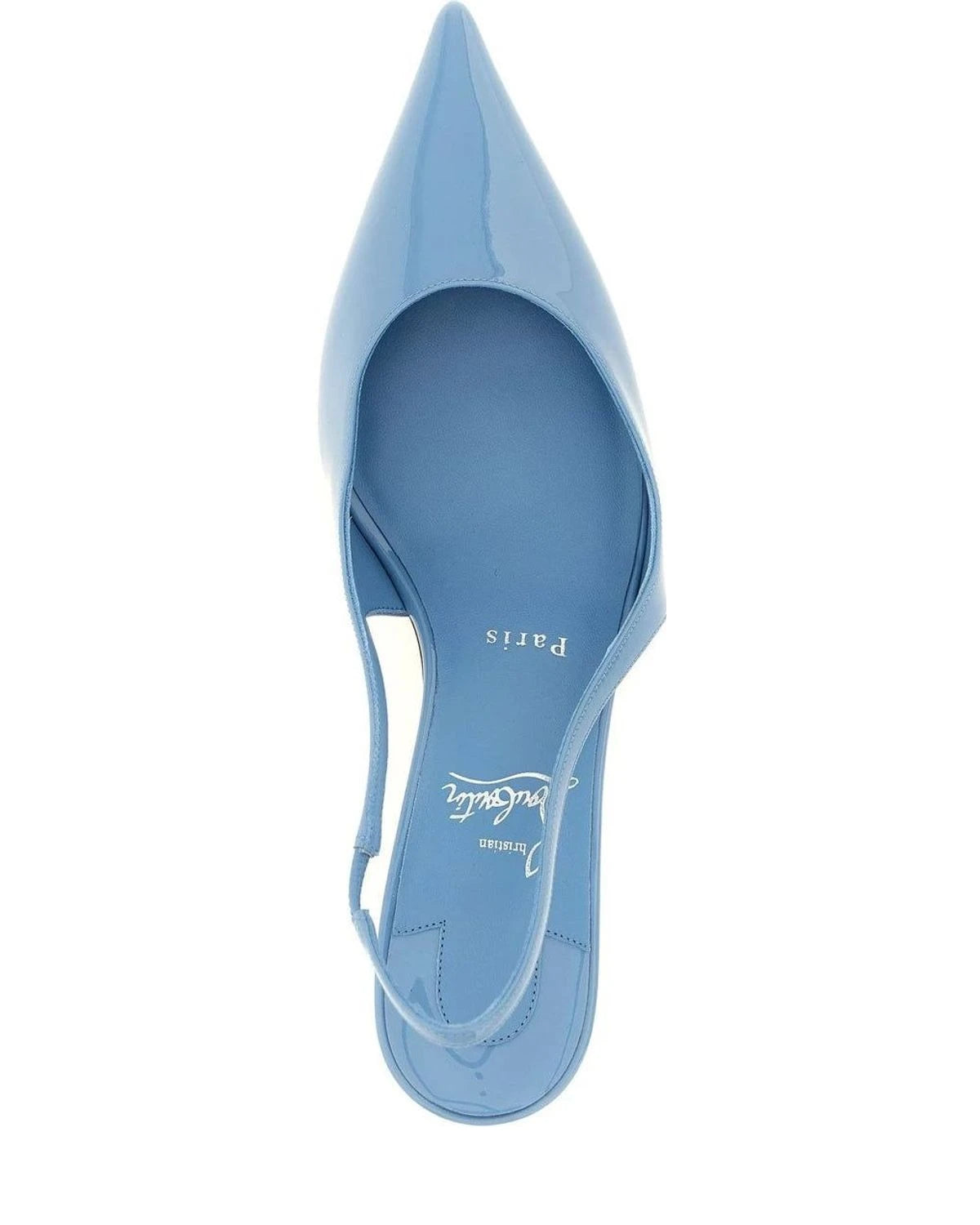 Christian Louboutin Pumps in blue, Calf Leather — view 4