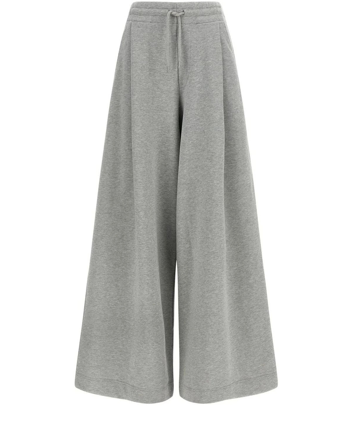 Dries Van Noten Palazzo Pant in gray, Cotton
