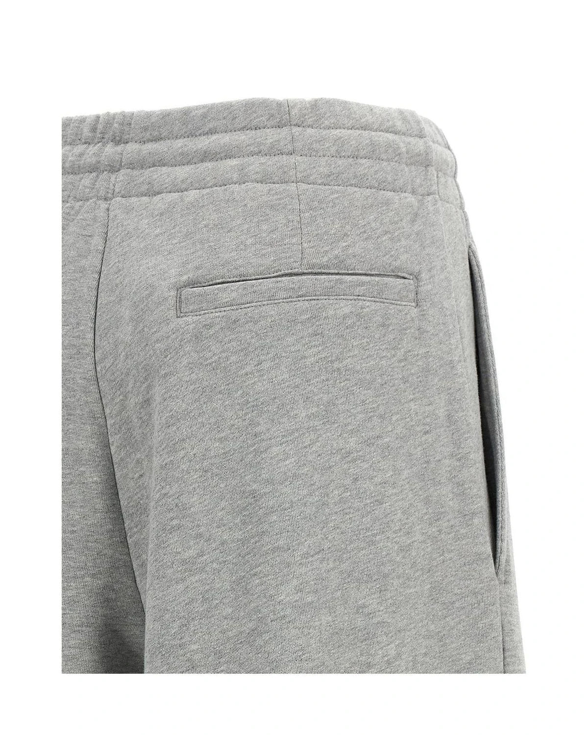 Dries Van Noten Palazzo Pant in gray, Cotton — view 4