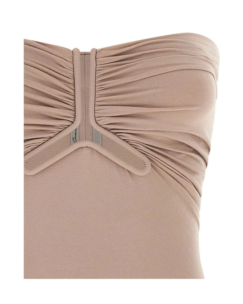 Rick Owens Shaping Camisoles & Tank Top in pink, Nylon — view 3