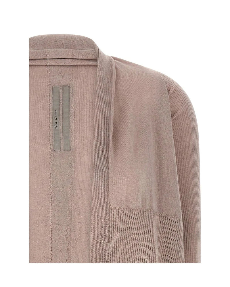 Rick Owens Cardigan in pink, Cotton — view 3