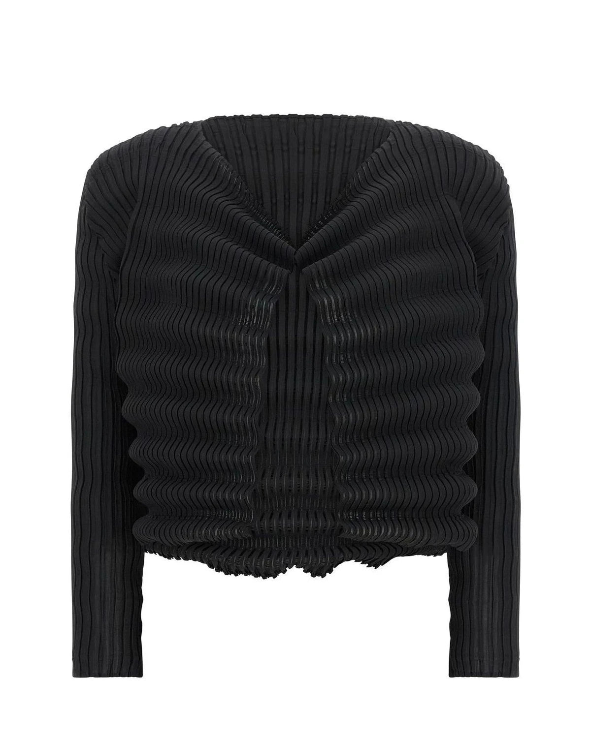 Issey Miyake Cardigan in black, Polyester