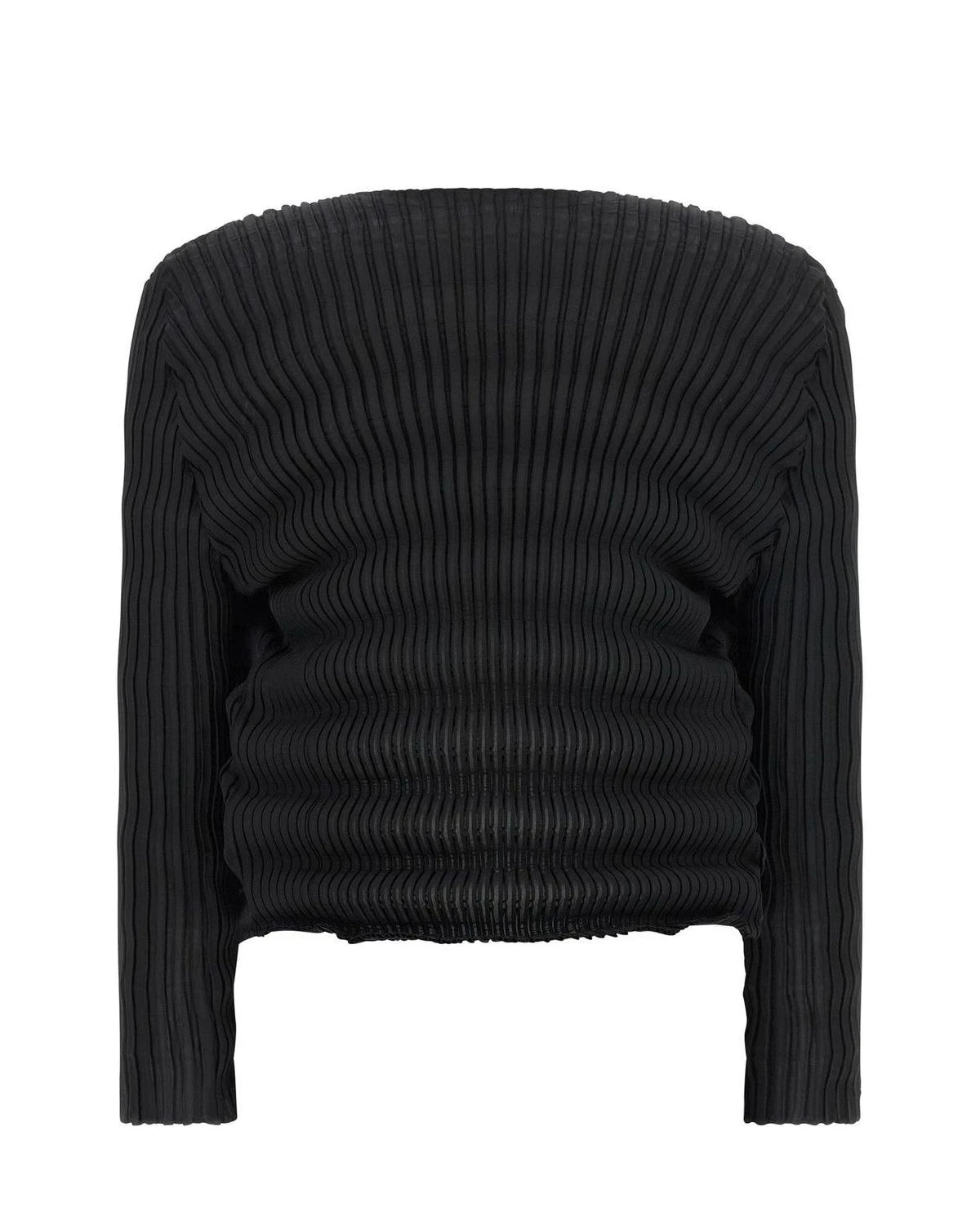 Issey Miyake Cardigan in black, Polyester — view 2