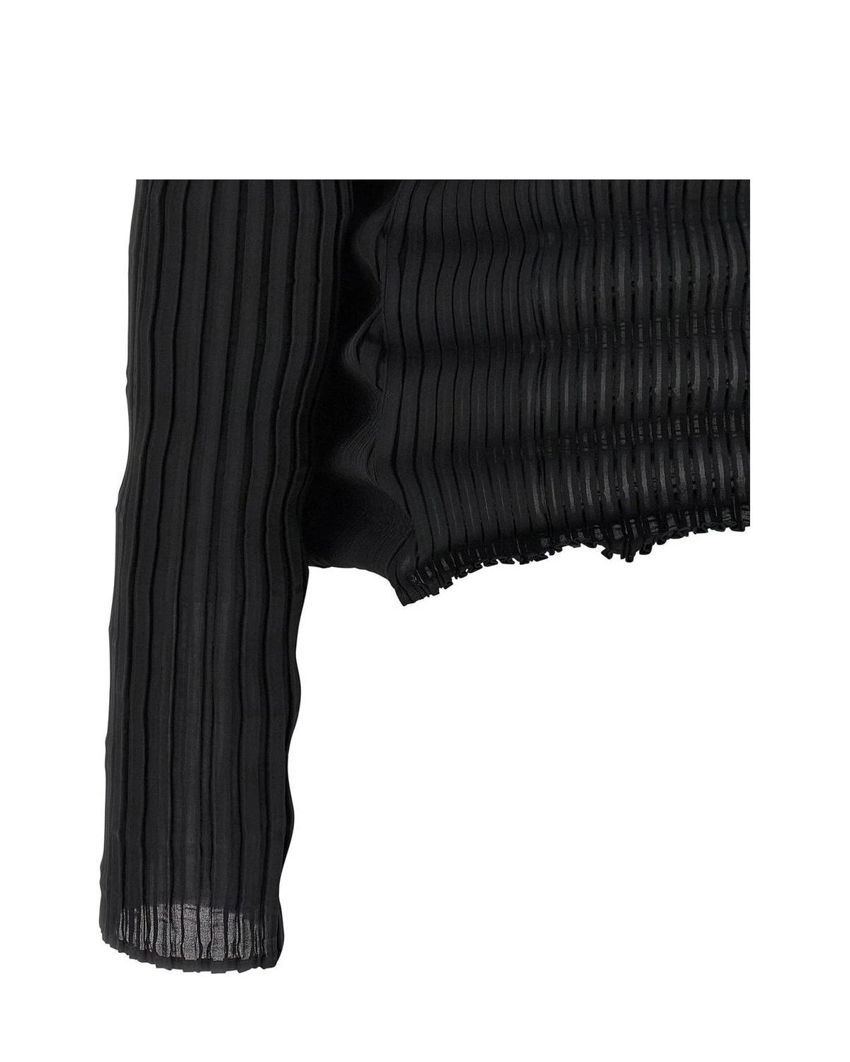 Issey Miyake Cardigan in black, Polyester — view 4