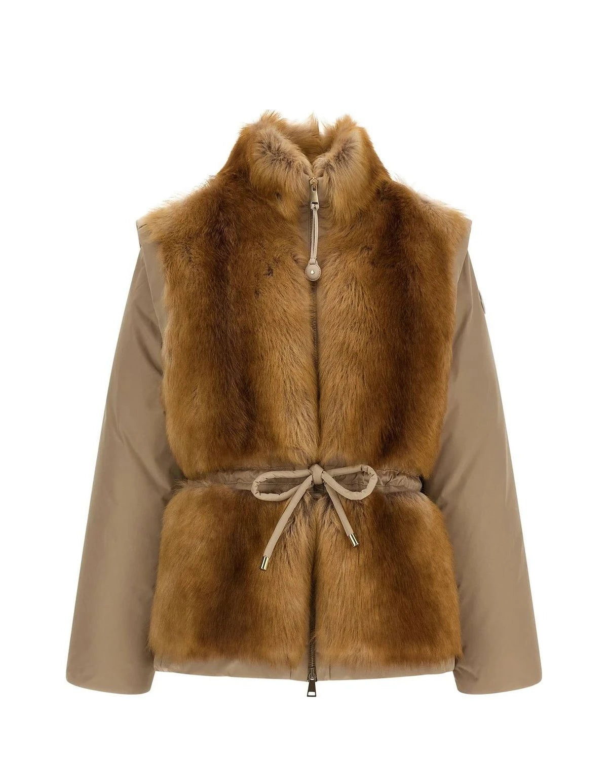 Moncler Puffer Jacket in beige, Polyester
