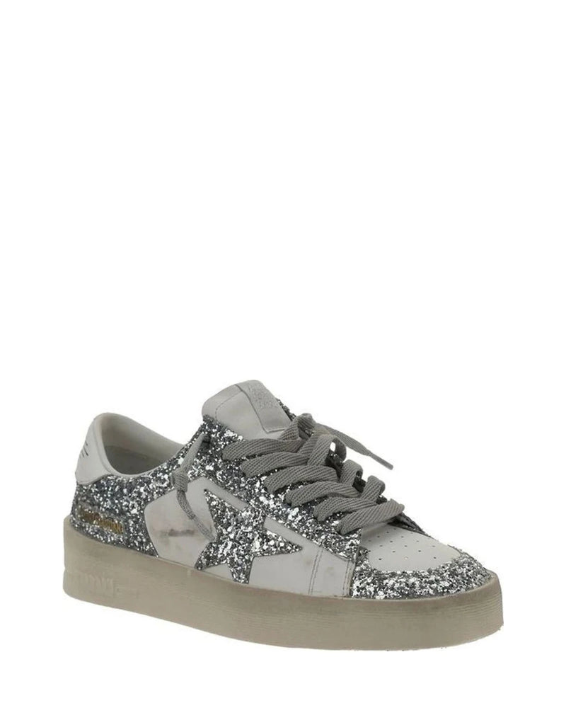 Golden Goose Sneakers in gray, Cotton — view 2