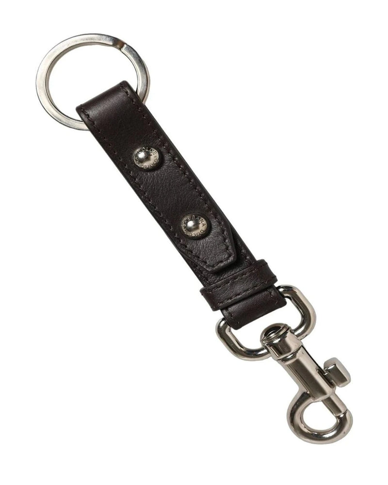 Dolce & Gabbana Keychain in black, Leather