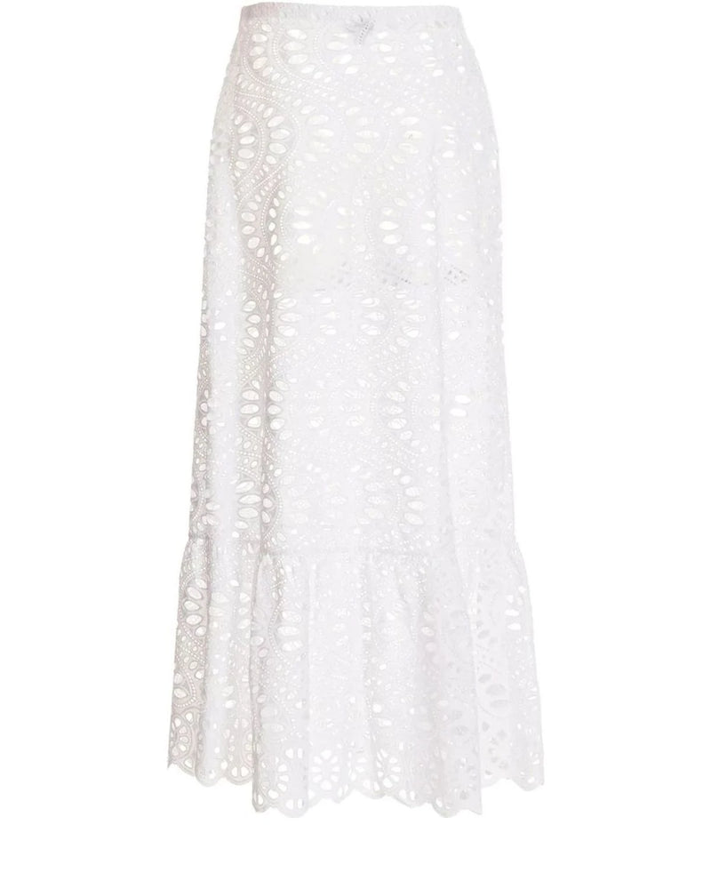 Giambattista Valli Skirt in white, Cotton — view 2