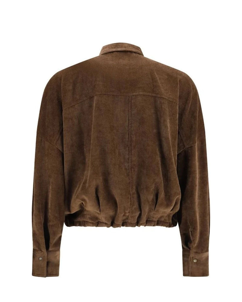 Brunello Cucinelli Dress Shirt in brown, Viscose — view 2