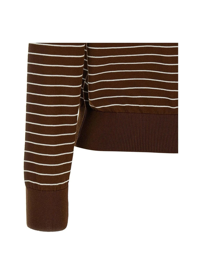 A.P.C. Sweater in brown, Cotton — view 4