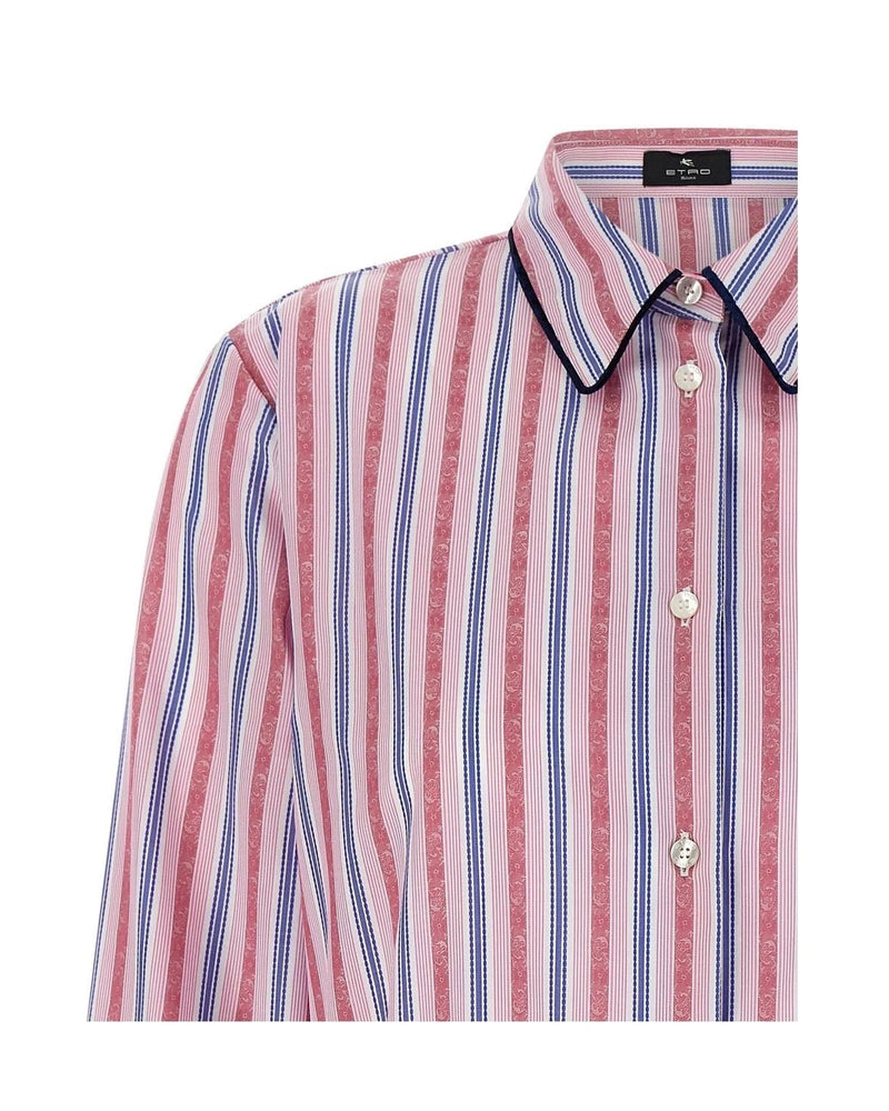 Etro Dress Shirt in multicolor, Cotton — view 3