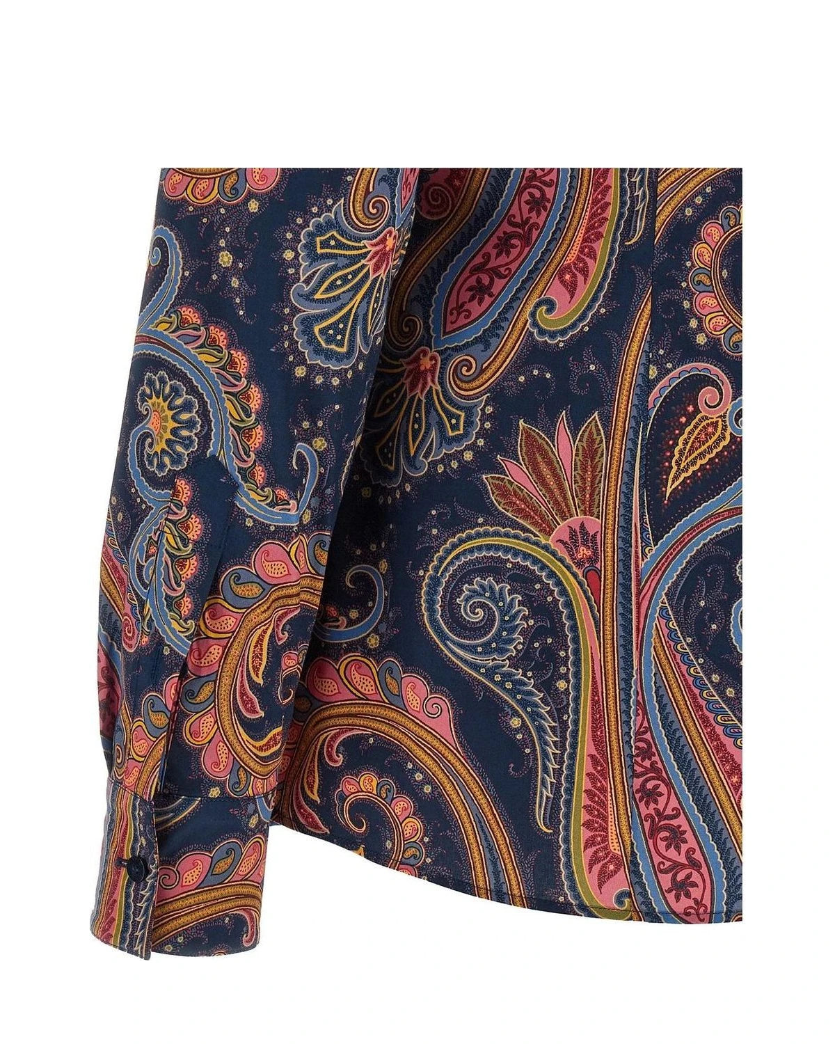 Etro Dress Shirt in blue, Cotton — view 4