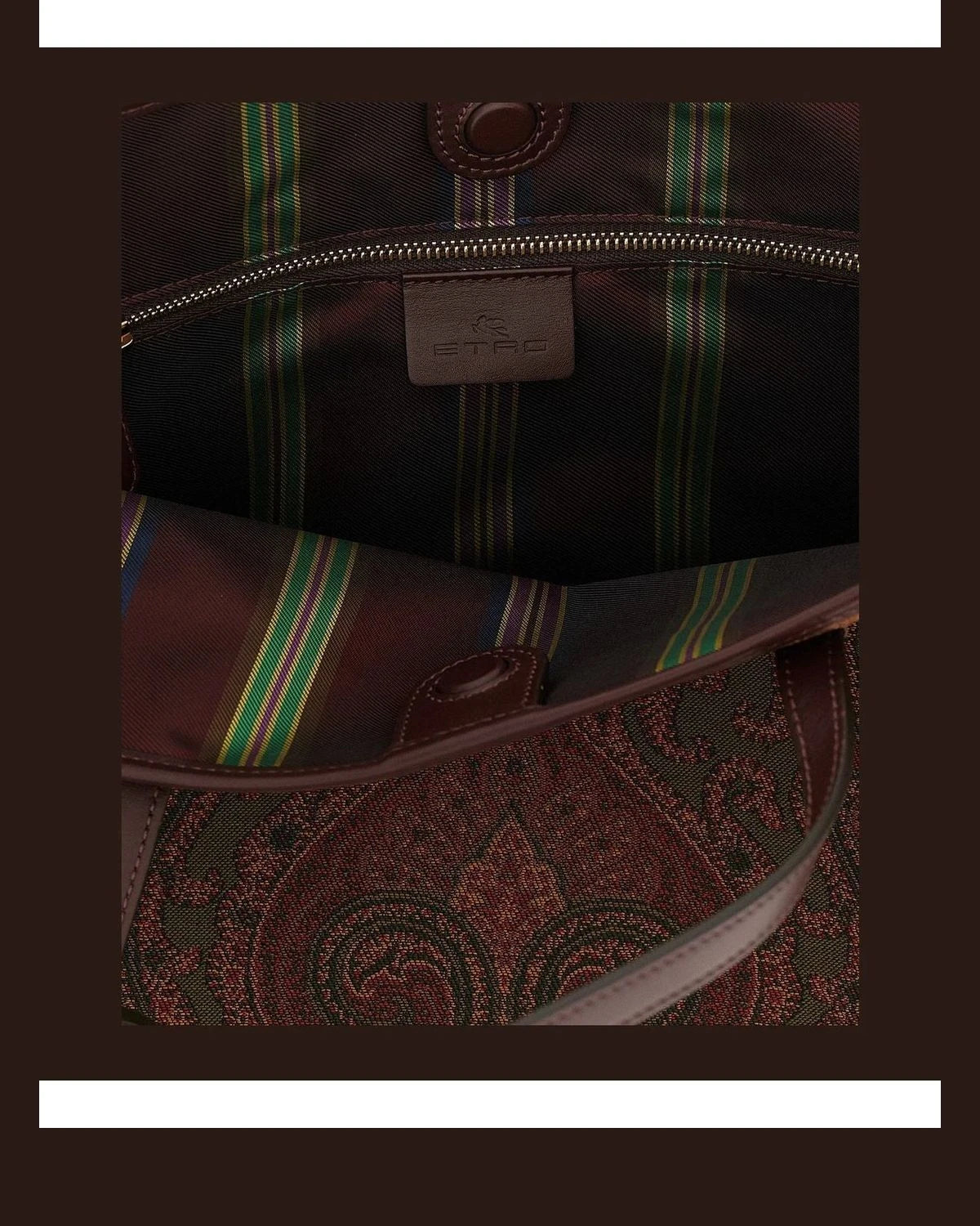 Etro Tote Bag in multicolor, Polyester — view 4