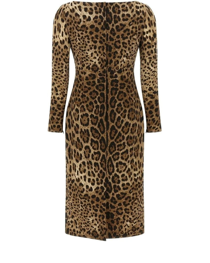 Dolce & Gabbana Dresse in brown, Viscose — view 2
