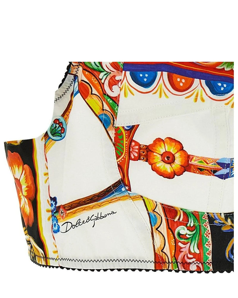 Dolce & Gabbana Multicolor Corset Top