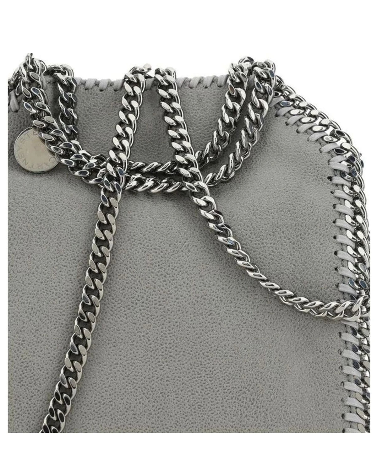 Stella McCartney Hobo Bag in gray, Polyester — view 4