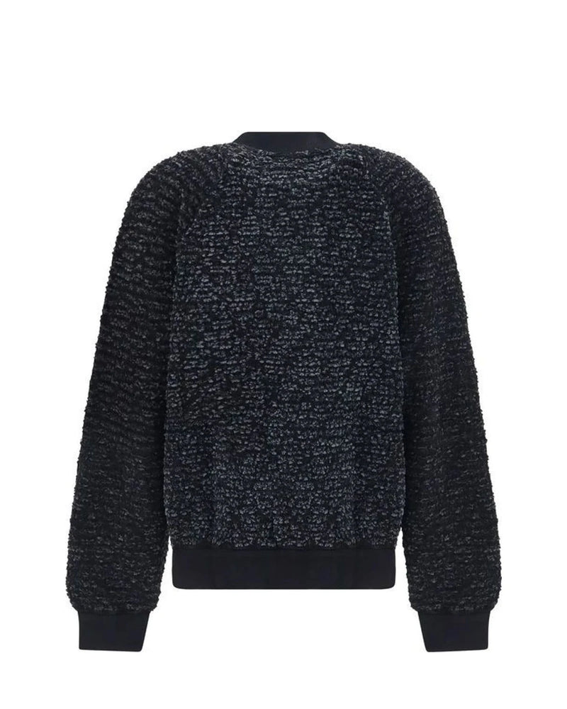 Balmain Bomber Jacket in black, Viscose — view 2