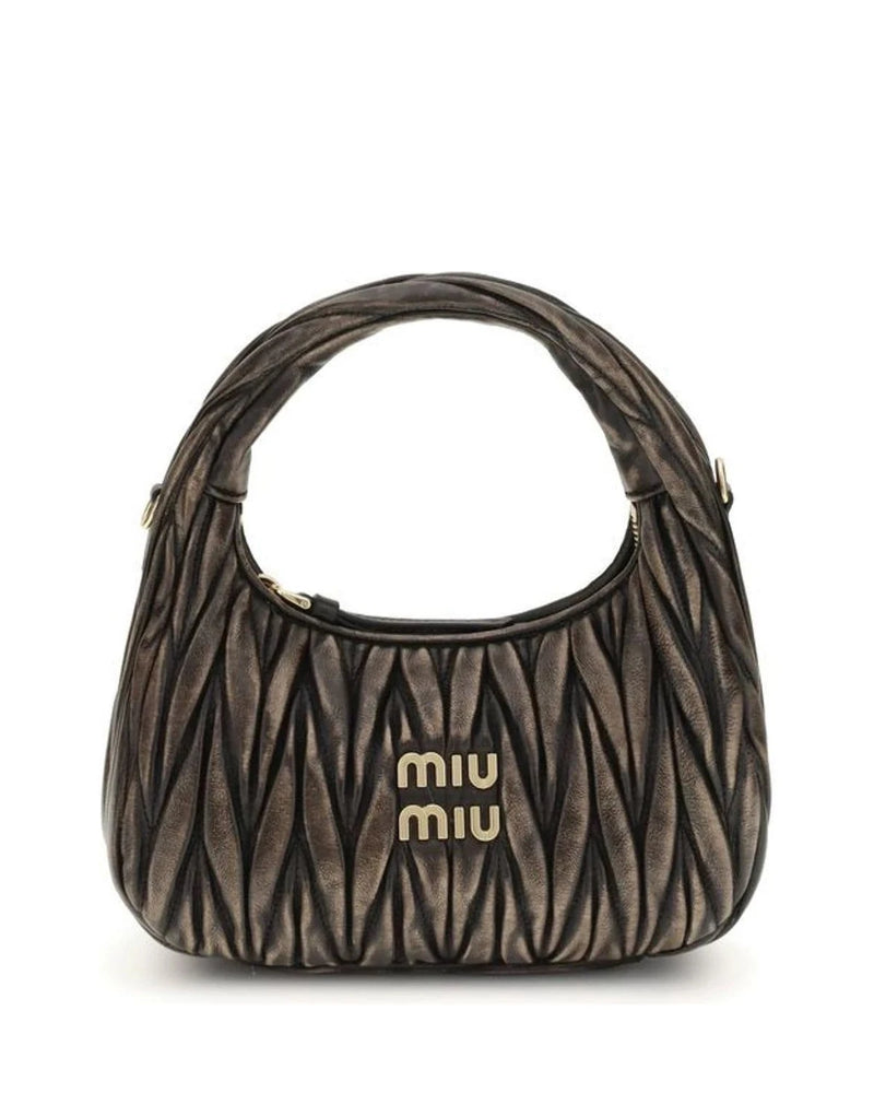 Miu Miu Shoulder Bag in brown, Lamb