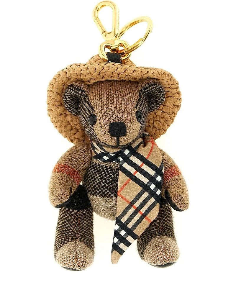 Burberry Keychain in beige, Wool