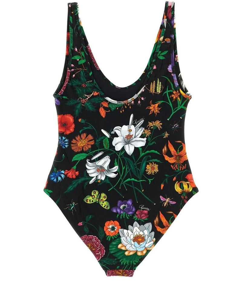 Gucci One-Piece Swimsuit in black, Polyamide — view 2
