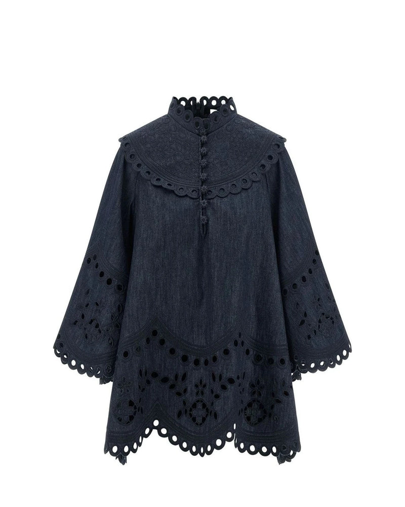 Zimmermann Blouse in blue, Cotton