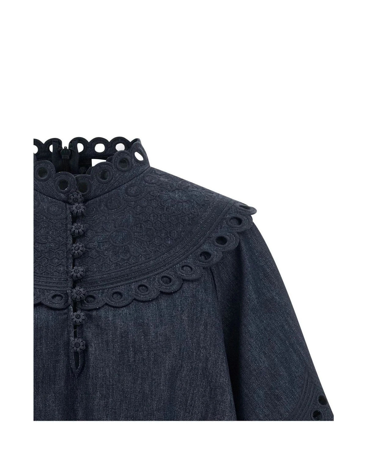 Zimmermann Blouse in blue, Cotton — view 3
