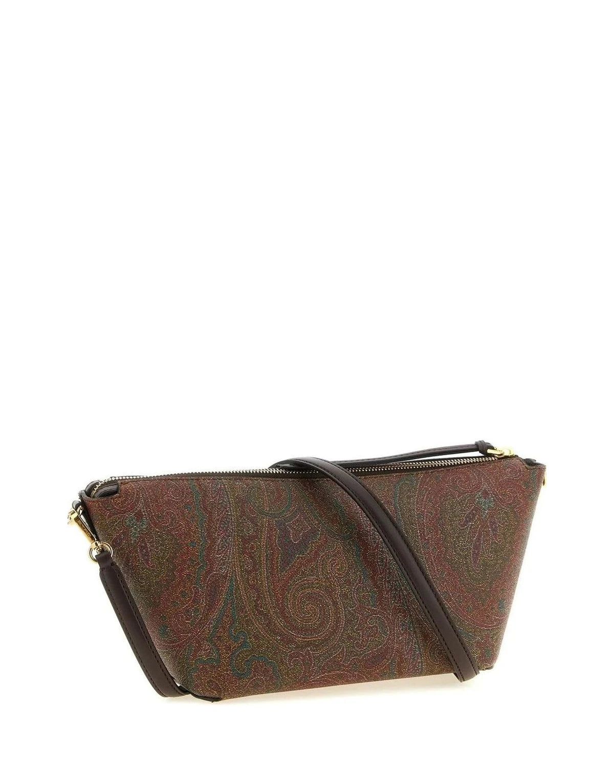 Etro Cross Body Bag in brown, Cotton — view 2