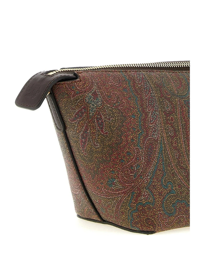 Etro Cross Body Bag in brown, Cotton — view 3