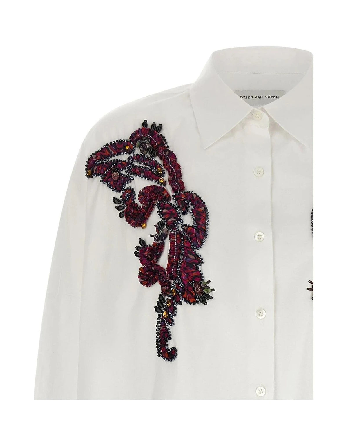 Dries Van Noten Dress Shirt in white, Cotton — view 3