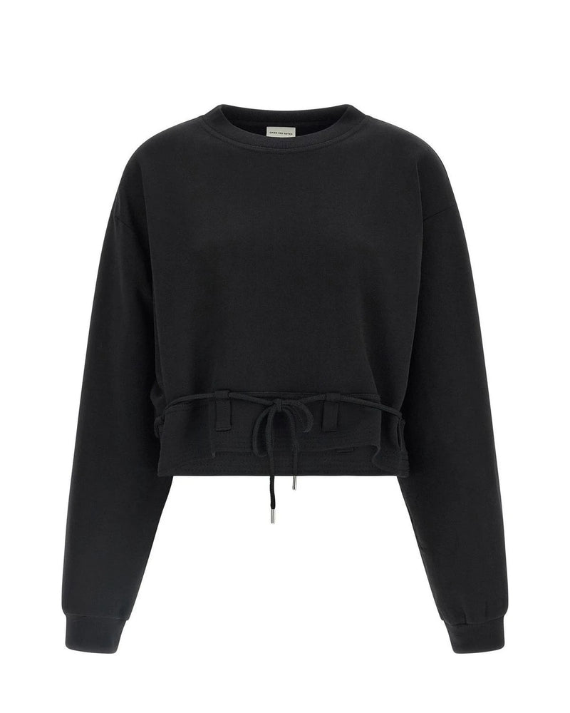 Dries Van Noten Sweatshirt in black, Cotton