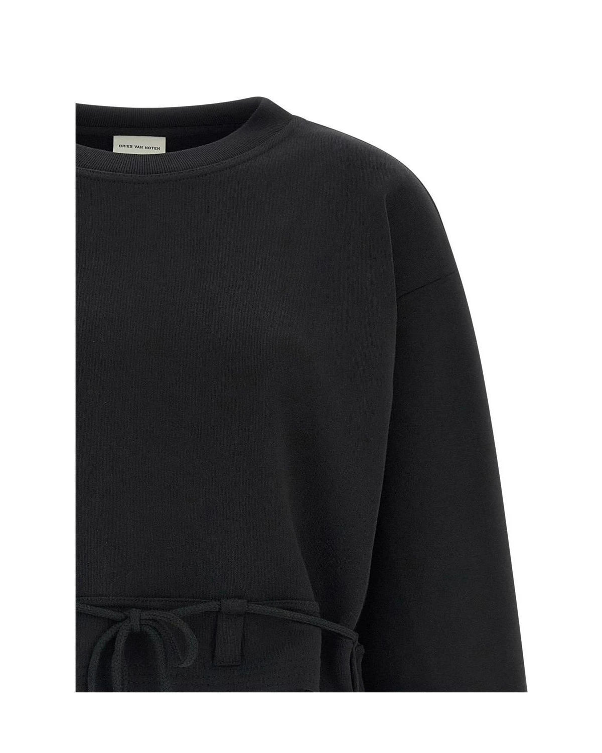 Dries Van Noten Sweatshirt in black, Cotton — view 3