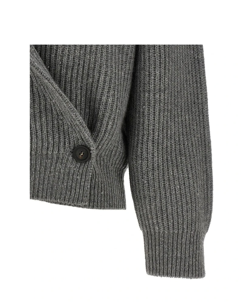 Brunello Cucinelli Cardigan in gray — view 4
