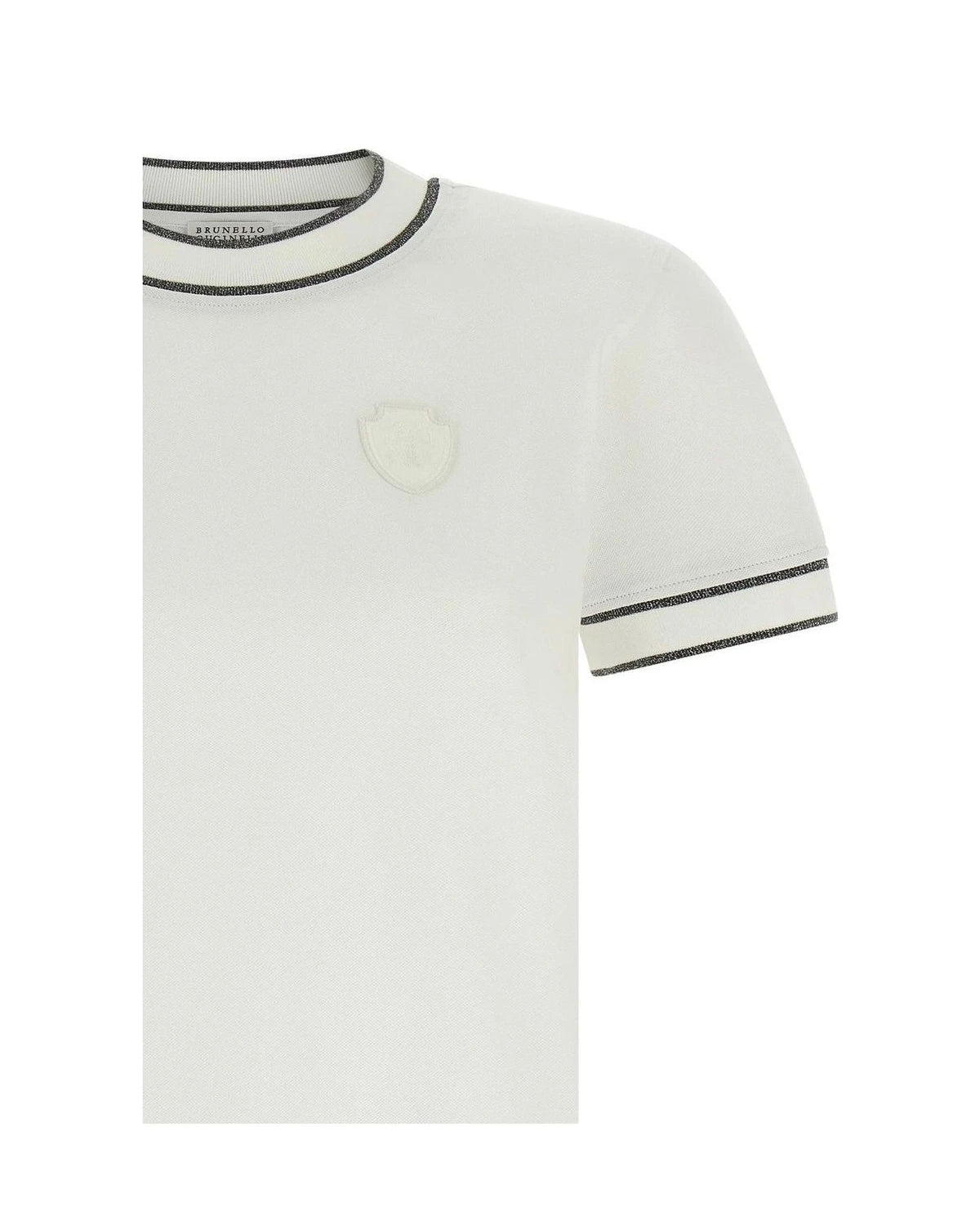 Brunello Cucinelli T-Shirt in white — view 3