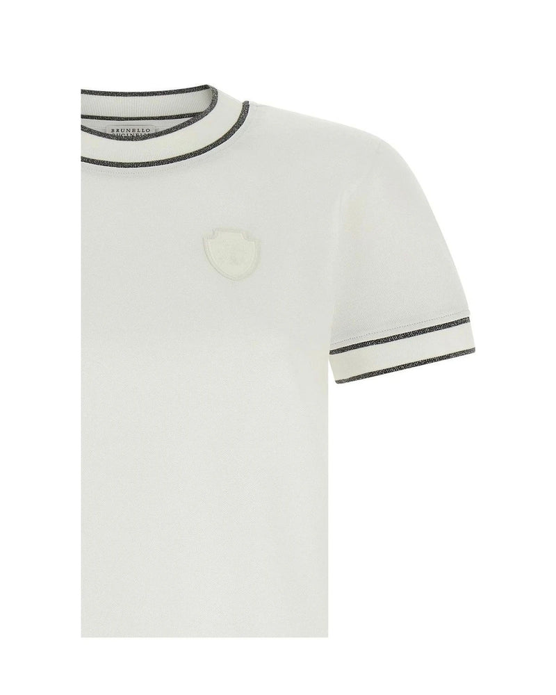 Brunello Cucinelli T-Shirt in white — view 3